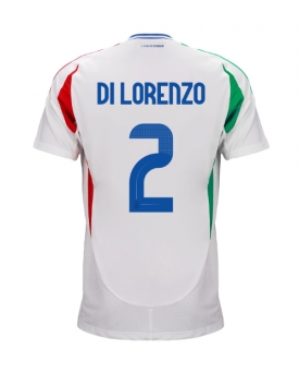 Italia Giovanni Di Lorenzo #2 Maglia Gara Trasferta Repliche Europei 2024
